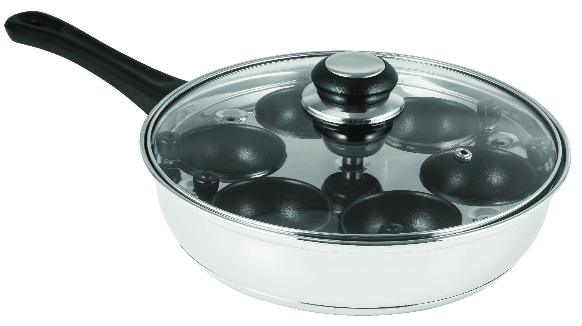 Avanti Egg Poacher 24cm / 6 Egg - Non-stick Cups