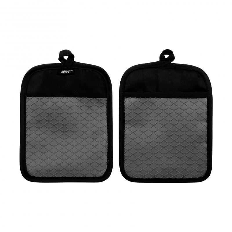 Avanti Pot Holder S/2 Charcoal