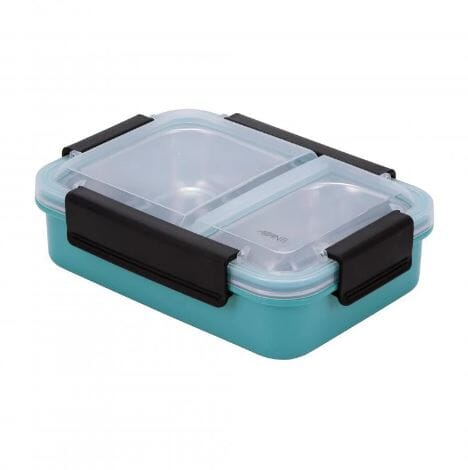 Avanti 2 Compartment Lunch Box - Turquoise Lunchbox The Cooks Kitchen 