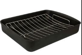 Scanpan Classic 44x32cm/7.75l Large Roaster With Rack Roasting & Smoking The Cooks Kitchen 