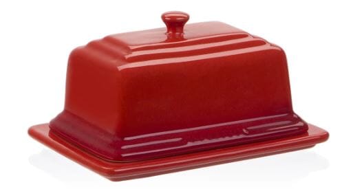 Chasseur La Cuisson Butter Dish - Red Dinnerware Accessories The Cooks Kitchen 