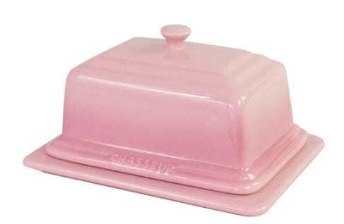 Chasseur La Cuisson Butter Dish - Cherry Blossom Pink Bread & Butter Storage The Cooks Kitchen 