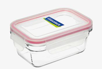 Glasslock Oven Safe Tempered Glass Rectangular Container 970ml