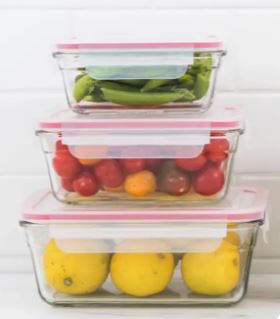 Glasslock Oven Safe Tempered Glass Rectangular Container 1.7l