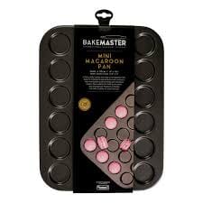 Bakemaster 24 Cup Mini Macaroon Pan 35x27cm Macarons & Cake Pops The Cooks Kitchen 