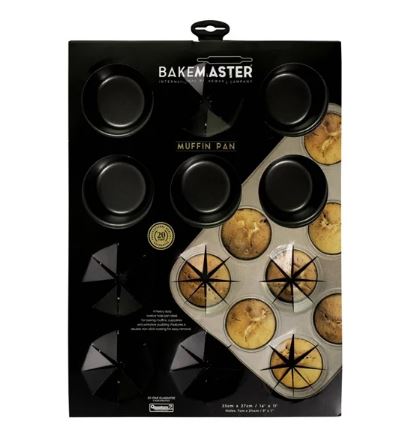 Bakemaster 12 Cup Patty Pan 32x 24cm