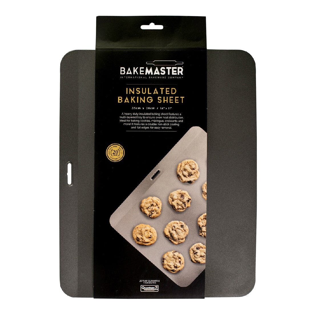 Bakemaster Insulated Baking Sheet 35x28cm Baking Tins, Trays, Pans & Ramekins The Cooks Kitchen Mandurah 