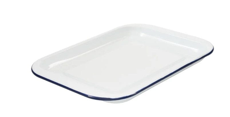 Bakemaster Enamel Oven Tray 28 X 22 X 2cm Baking Tins, Trays, Pans & Ramekins The Cooks Kitchen 