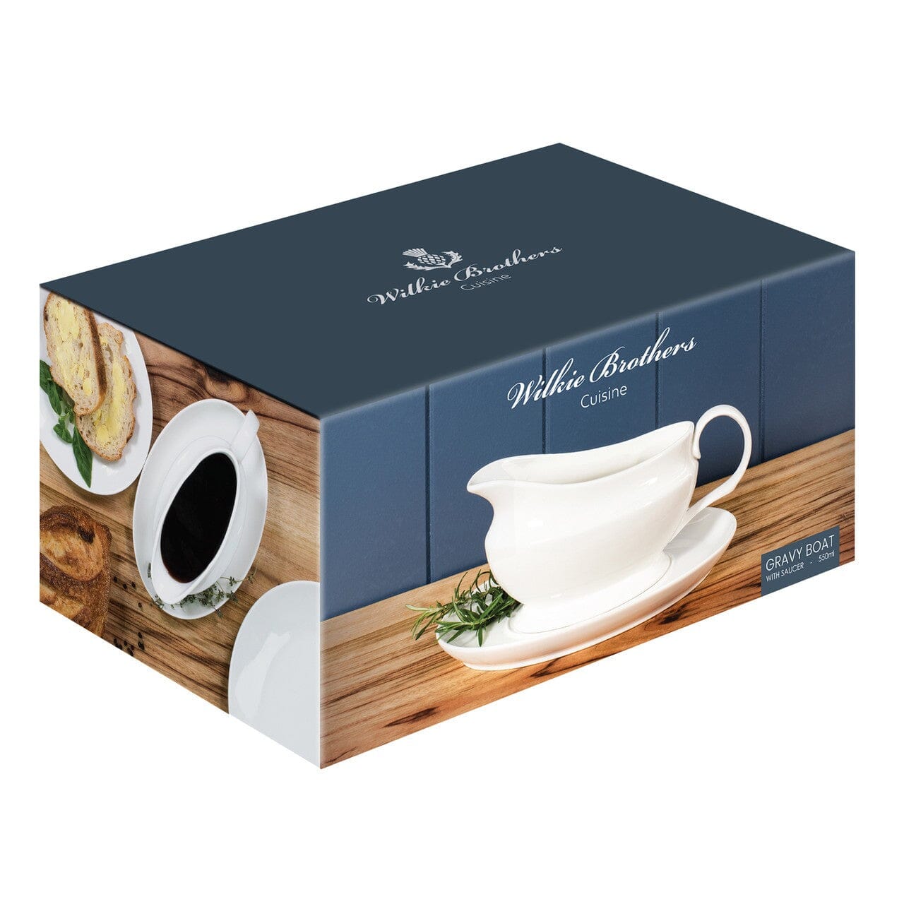 Wilkie Brothers Gravy Boat With Saucer 550ml Servingware The Cooks Kitchen Mandurah 