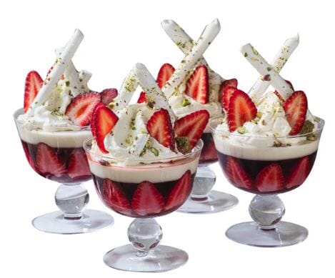 Wilkie Brothers Sinclair Set Of 4 Dessert Bowls, 11 X 11cm / 350ml - Glass Dessert Dishes The Cooks Kitchen 