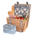 Avanti 4 Person Picnic Basket 48 X 35 X 30cm - Ikat Pattern Lining Picnicware The Cooks Kitchen Mandurah 