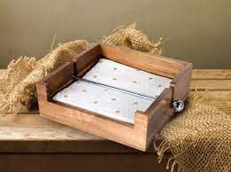 Peer Sorensen Acacia Napkin Holder Dinnerware Accessories The Cooks Kitchen 