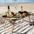 Peer Sorensen Folding Wine Picnic Table - Rubberwood Picnicware The Cooks Kitchen Mandurah 