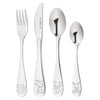 Wilkie Brothers 4 Piece Children's Cutlery Set - Woodland