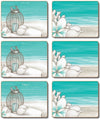 Cinnamon Coasters Beach Lantern - Set Of 6