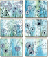 Cinnamon Hedgerow Timekeeper Coasters - Set Of 6