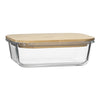 Ecology Nourish Rectangle Storage With Bamboo Lid 20 X 15cm