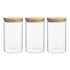 Pantry Round Canisters Set Of 3 Glassware Storage The Cooks Kitchen 