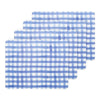 Ecology Ripe Set Of 4 Placemats Blue Gingham