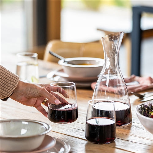Ecology Ida Set Of 6 Stemless Wine Glasses 430ml