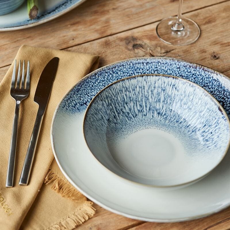 Ecolgy Atol Dinner Plate 27cm Set Of 4 Deep Blue Loose Dinnerware The Cooks Kitchen 