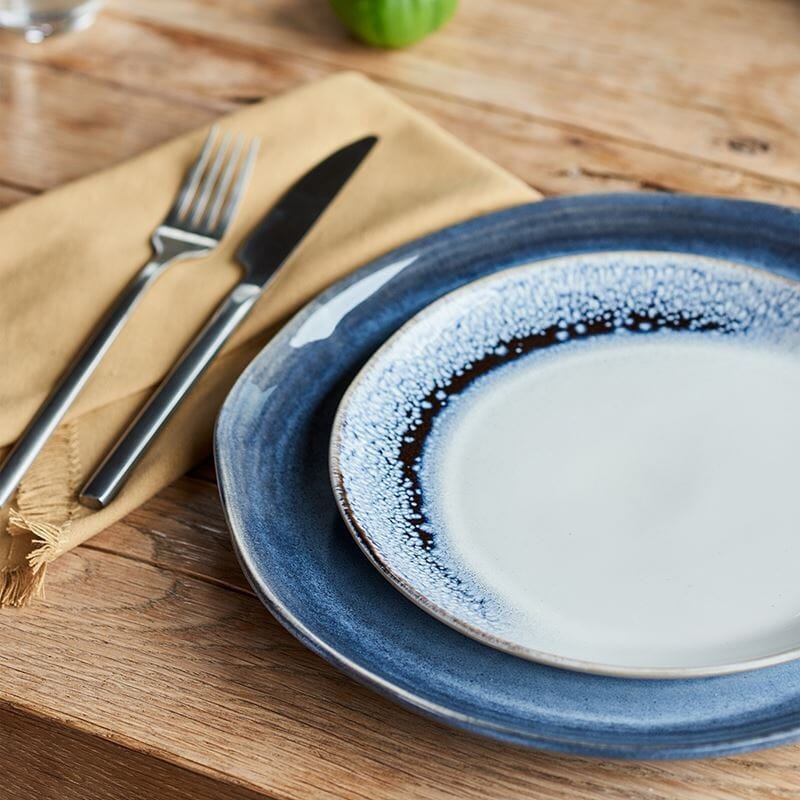 Ecology Atol Side Plate 21cm Set Of 4 Deep Blue Loose Dinnerware The Cooks Kitchen 