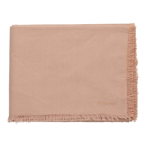 Ecology Fray Table Cloth 150x240cm  - Blush