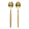 Ecology Alto 2pc Salad Server Set - Gold