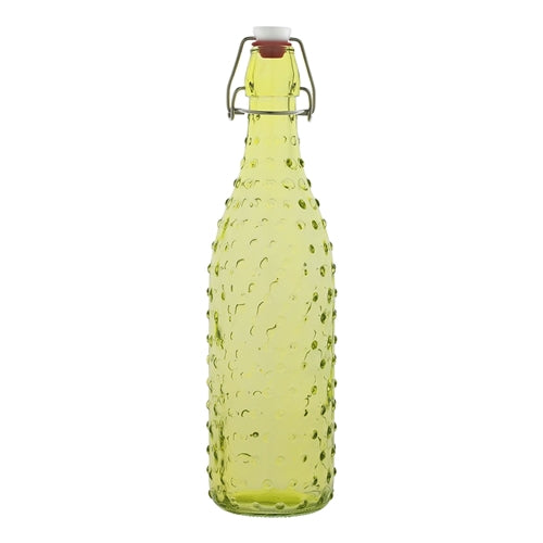 Pop Bottle - 900ml Dot Lime