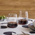 Ecology Ida Set Of 6 Stemless Wine Glasses 530ml