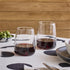 Ecology Ida Set Of 6 Stemless Wine Glasses 530ml