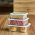 Ecology Store Rectangle Container With Vent 370ml - Eucalyptus Glassware Storage The Cooks Kitchen 