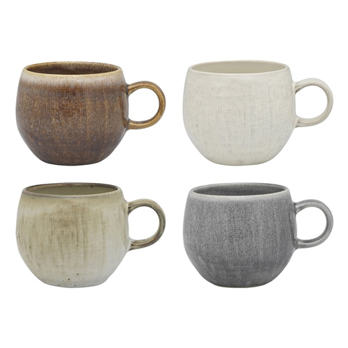 Ecology Linen Set Of 4 Mugs 330ml - Autumn