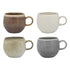 Ecology Linen Set Of 4 Mugs 330ml - Autumn