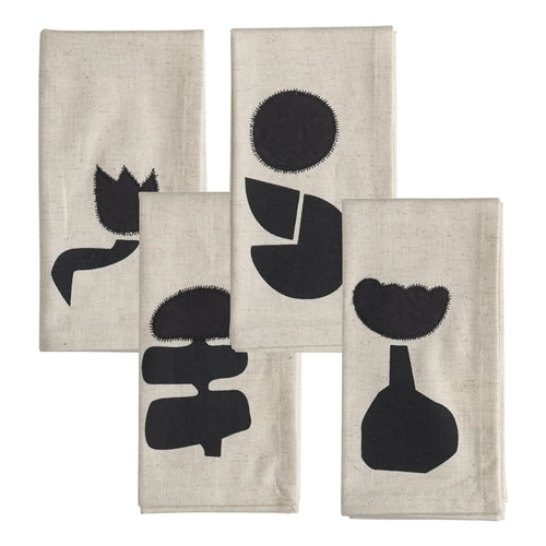 Ecology Garnet Set Of Napkns 45x45cm