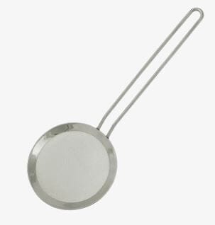 Chef Inox - Round Skimmer 18/10 Mesh+rim 155x230mm Whisks, Funnels & Colanders The Cooks Kitchen 