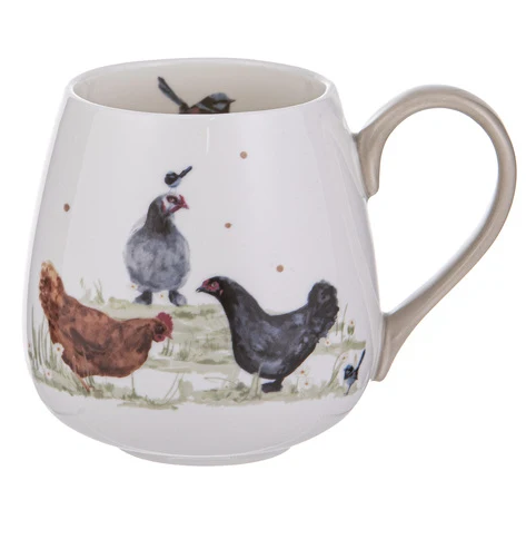 Ashdene Paddock Pals Chicken Queens Mug 450ml