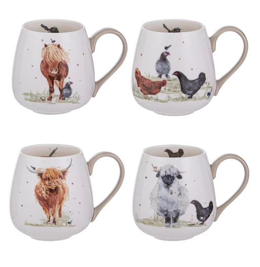 Ashdene Paddock Pal Assorted 4pk Mug
