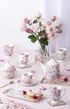 Ashdene Raspbrry Rose Pink Footed Mug 310ml