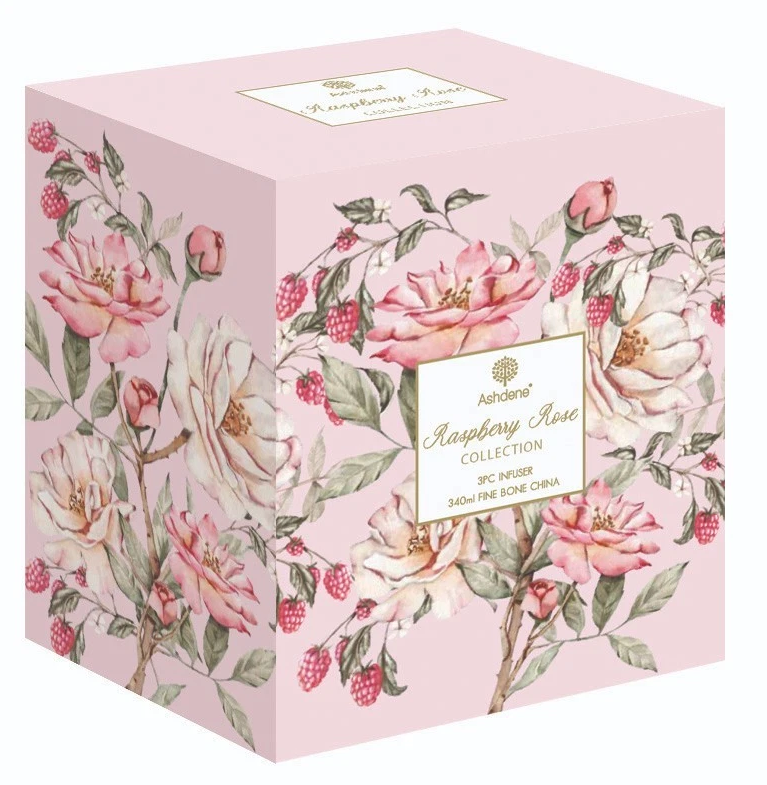 Ashdene Raspberry Rose 3pc Infuser