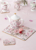 Ashdene Raspberry Rose 800ml Infuser Teapot