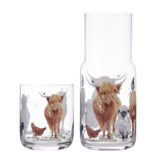Ashdene Paddock Pals Carafe And Glass Set