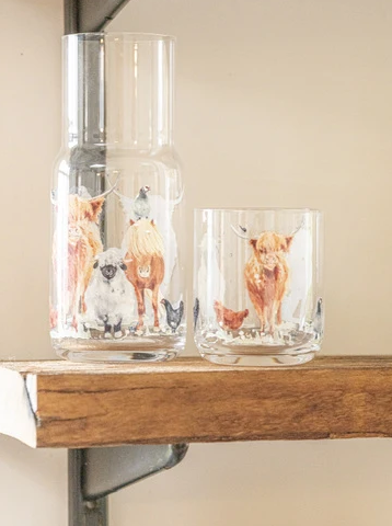 Ashdene Paddock Pals Carafe And Glass Set