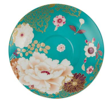 Maxwell & Williams Kimono Breakfast Cup & Saucer 480ml - Teal