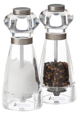 Maxwell & Williams Dynasty Acrylic Salt & Pepper Mill Set 16cm Salt & Pepper Mills The Cooks Kitchen Mandurah 