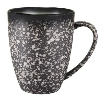 Maxwell & Williams Caviar Granite Coupe Mug 400ml Mugs - Cups & Saucers The Cooks Kitchen 