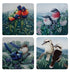 Maxwell & Williams - Birds Of Australia Katherine Castle 10 Year Anniversary - Corkback Coasters 10.5cm - Set Of 4 Assorted Placemats & Coasters The Cooks Kitchen 