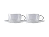 Maxwell & Williams Blend Double Wall Cup & Saucer 80ml S/2