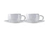 Maxwell & Williams Blend Double Wall Cup & Saucer 80ml S/2