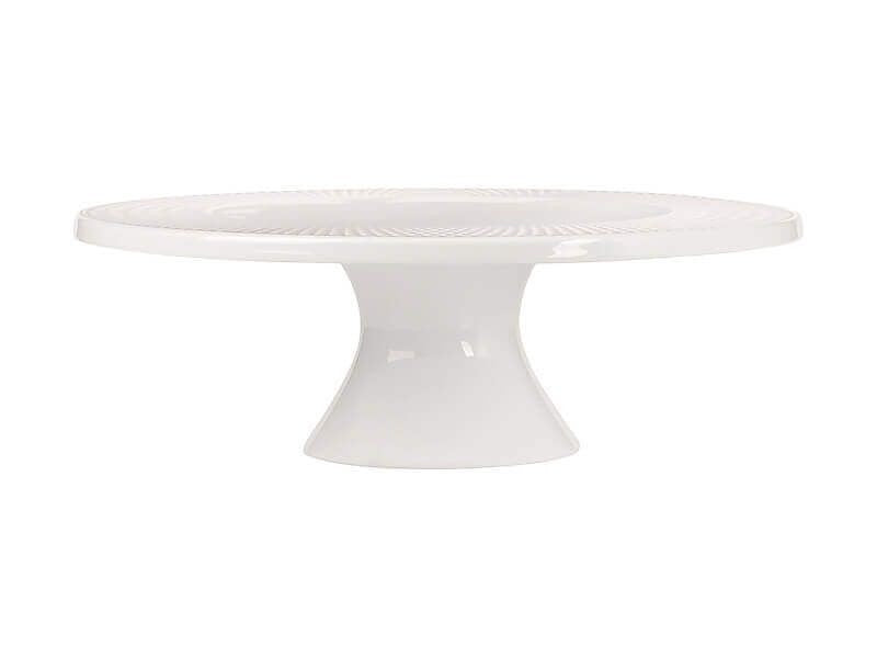 Maxwell & Williams White Basics Diamonds Footed Cake Stand 25cm Cake Stands The Cooks Kitchen Mandurah 